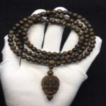 Full Sinking Green Kynam Agarwood Bracelet